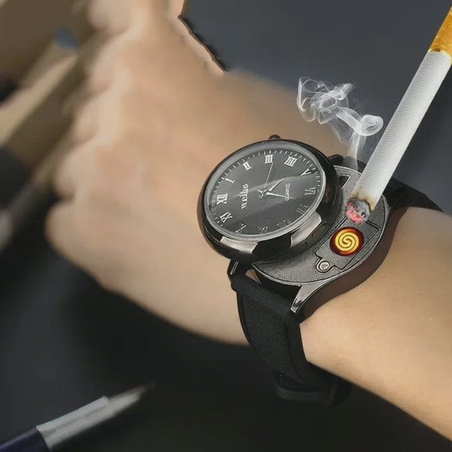 LighterWatch Pro – Die 2-in-1 Luxus-Uhr mit integriertem Jet-Feuerzeug
